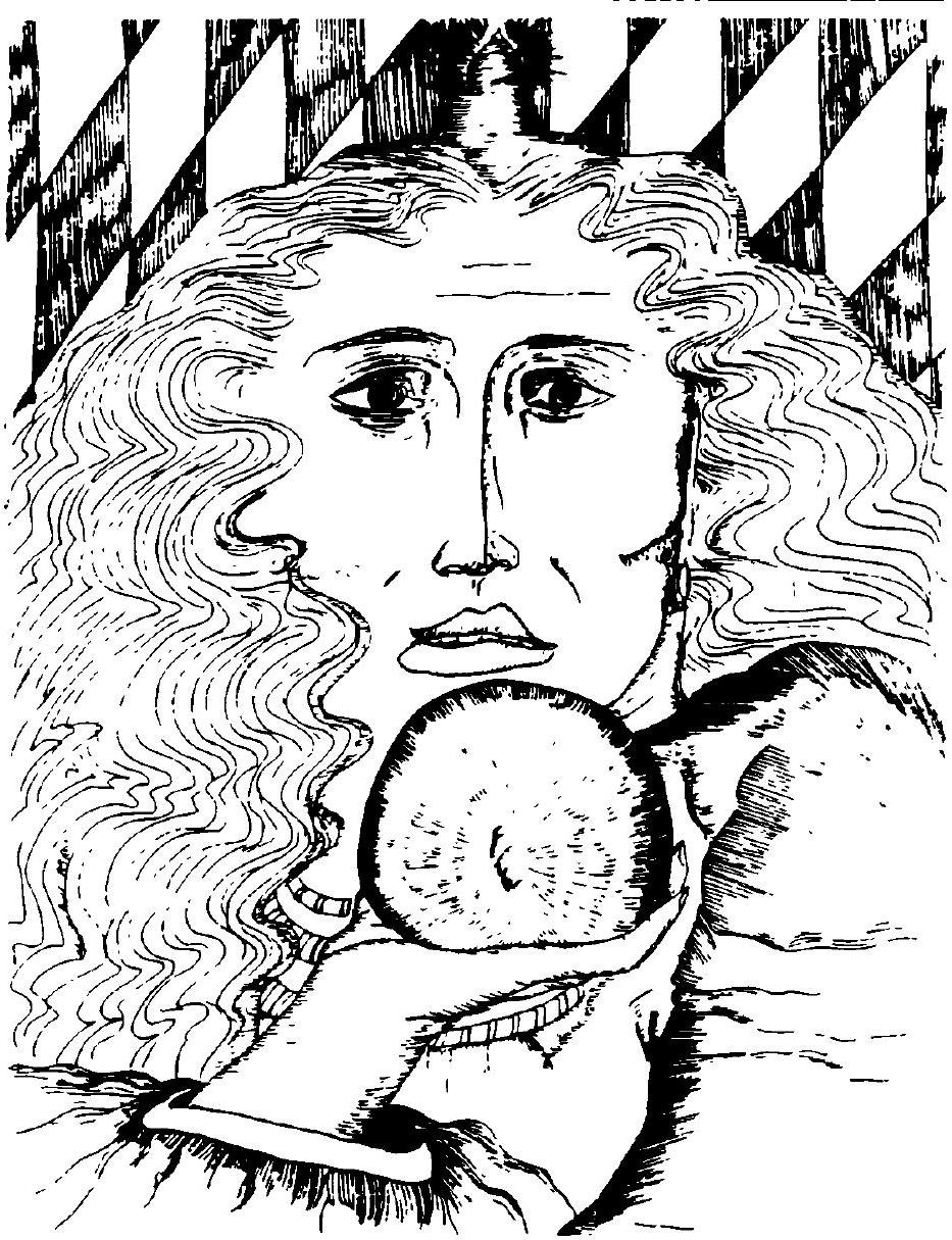 Woman with crystal ball